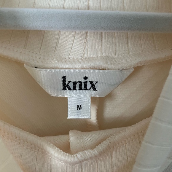 Knix x The Birds Papaya cream turtleneck bodysuit, size medium - Picture 4 of 5
